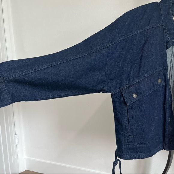 New Free People Casey Denim Jacket Size Medium - Picture 3 of 6